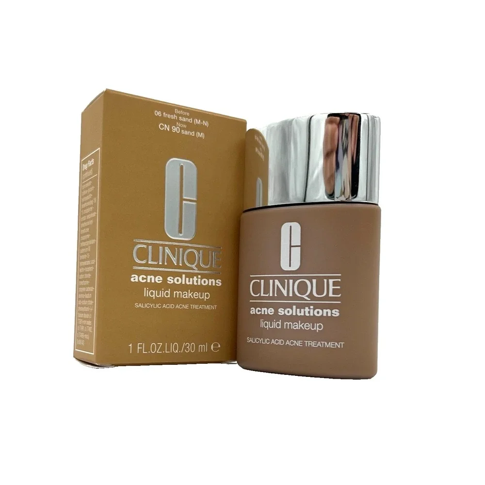 Clinique Acne Solutions Liquid Makeup 06 Fresh Sand (M-N) CN 90 Sand (M)